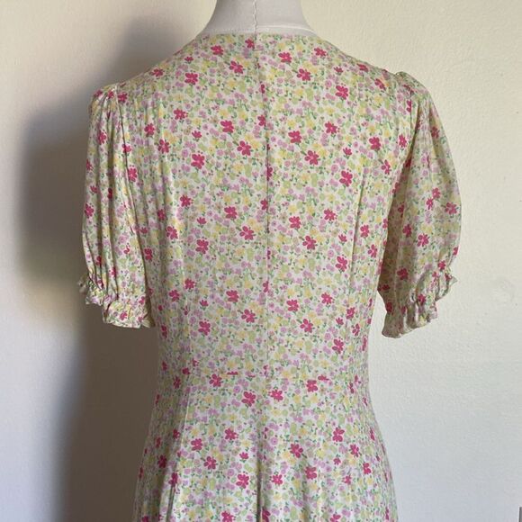Showpo CHARLIE HOLIDAY - Harley Maxi Dress in Festive Floral Light Size 4 - Picture 8 of 14